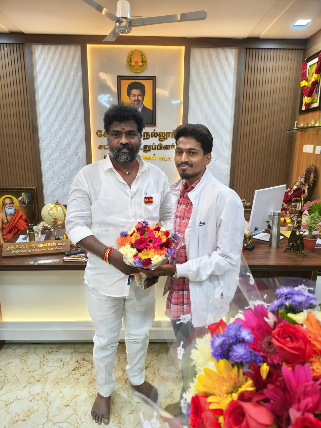 Recognition at a karate gathering