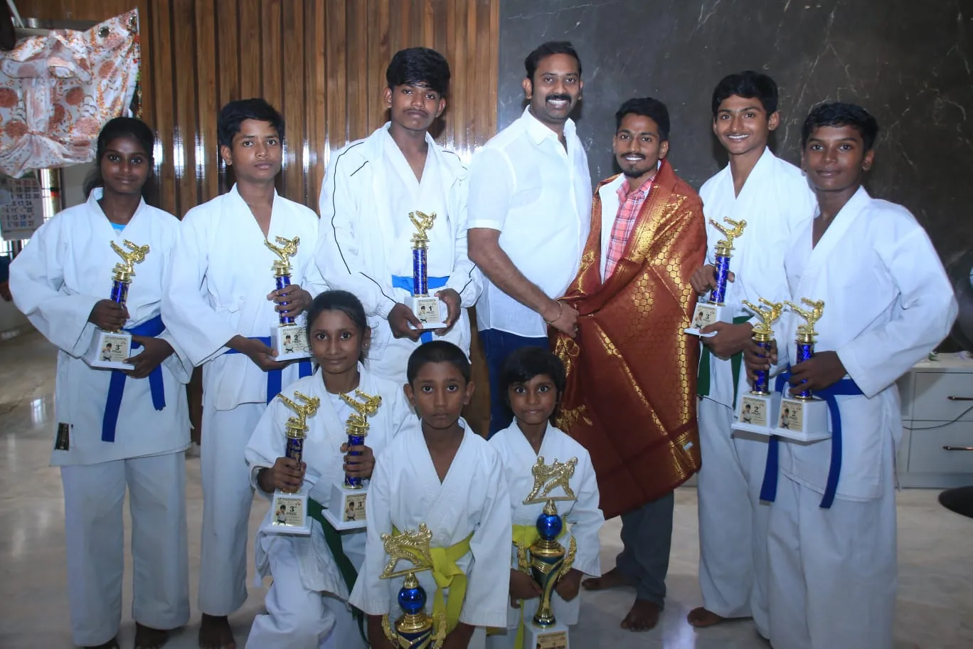Academy group with medals