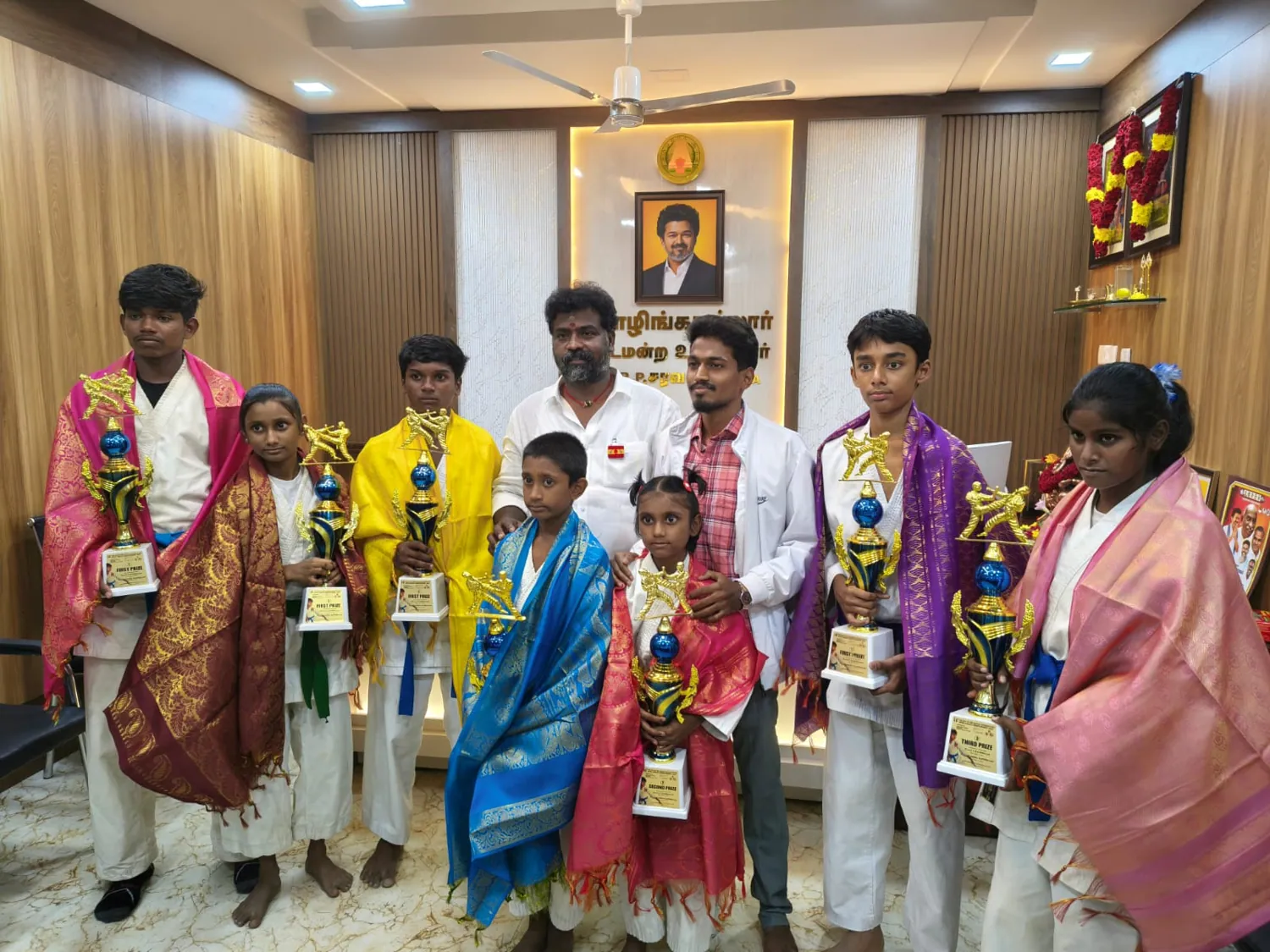 Students at an academy gathering